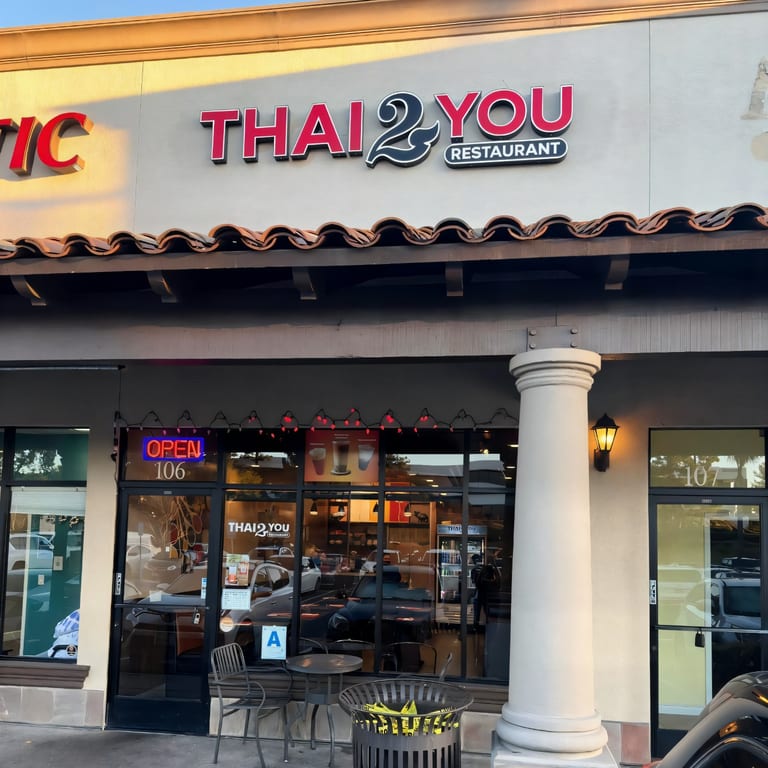 Welcome to Thai2You Restaurant